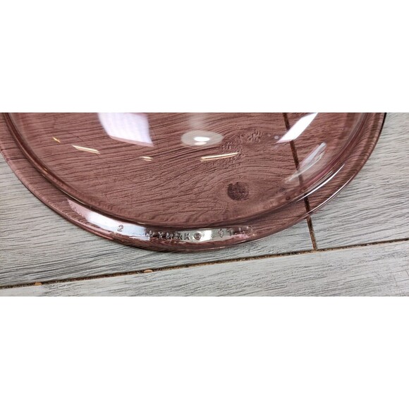 Cranberry Glass Pyrex Visions V-1.5-C Lid for  1.6L 1.5Qt V-1.5-B Saucepan Pots - Picture 3 of 3